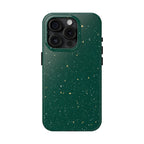 Emerald Gold Flecked Phone Case (Apple & Android)