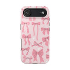 Pink Bow Ribbons Phone Case (Apple & Android) - Pink Sweetheart