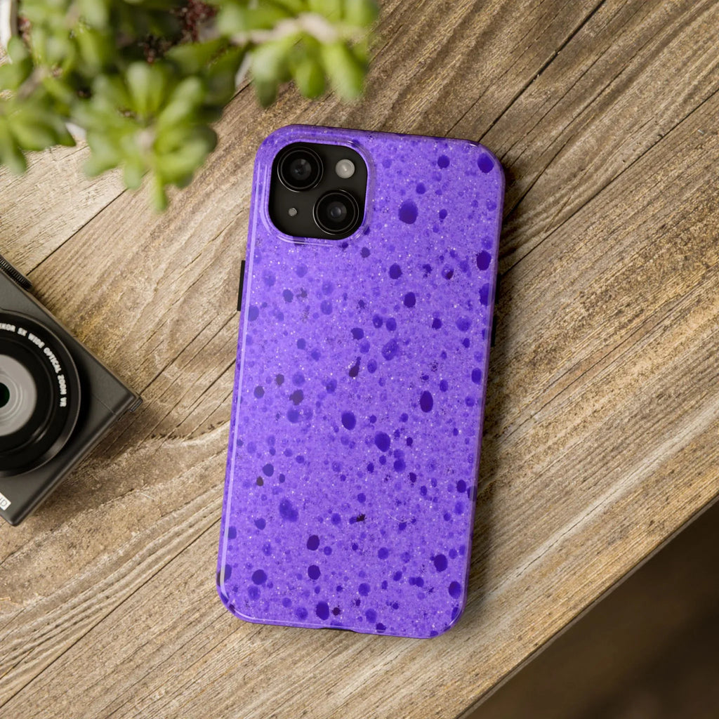 Purple Sponge Phone Case (Apple & Android) - Pink Sweetheart