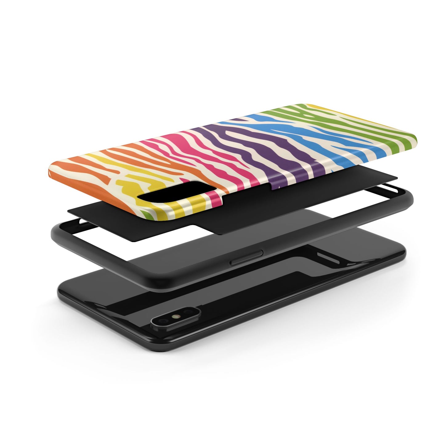 Rainbow Zebra Phone Case