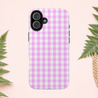 Pink Gingham Phone Case (Apple & Android) - Pink Sweetheart
