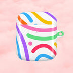 Vibrant Colorful Swirls AirPod Case