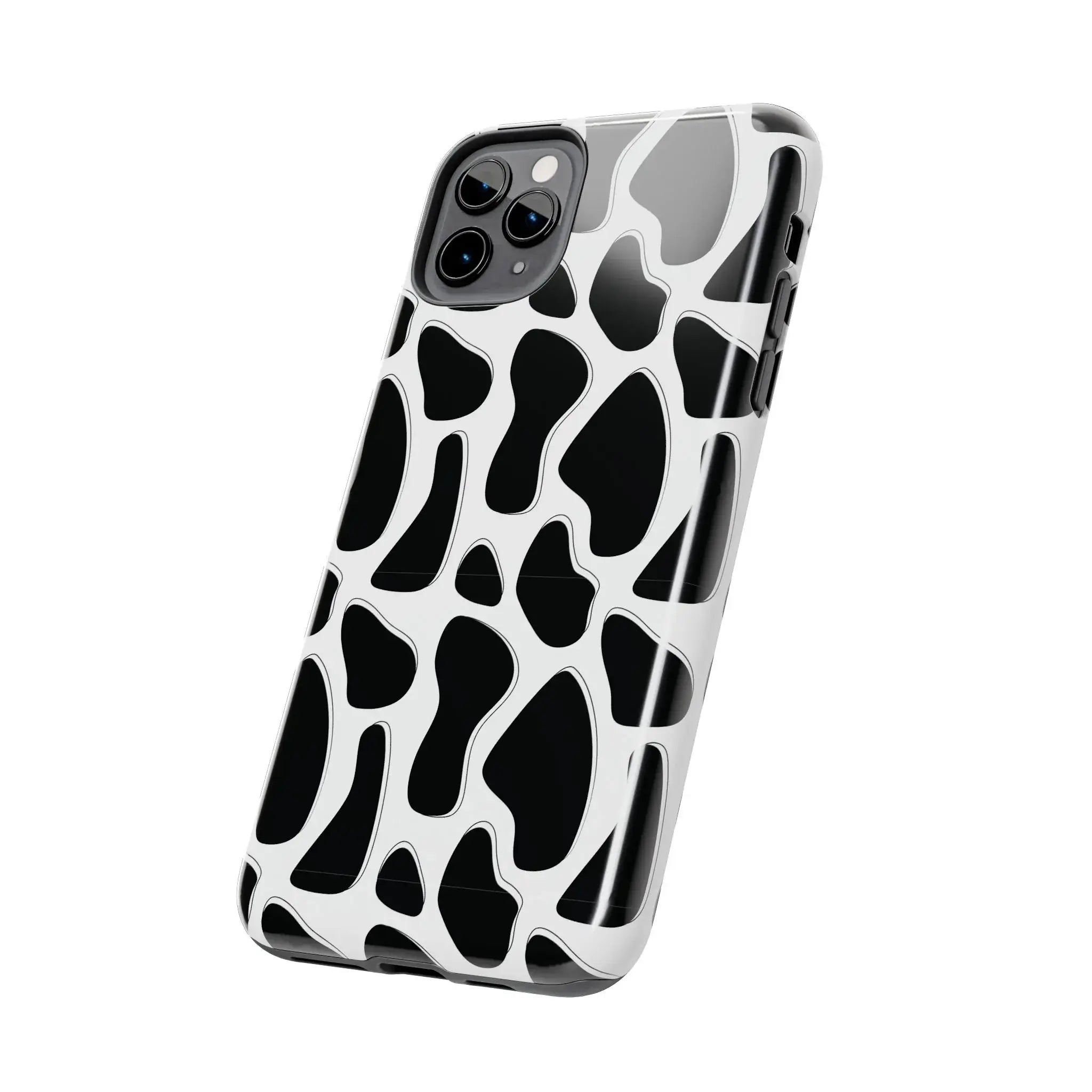 Spotted Animal Print Phone Case (Apple & Android) - Pink Sweetheart