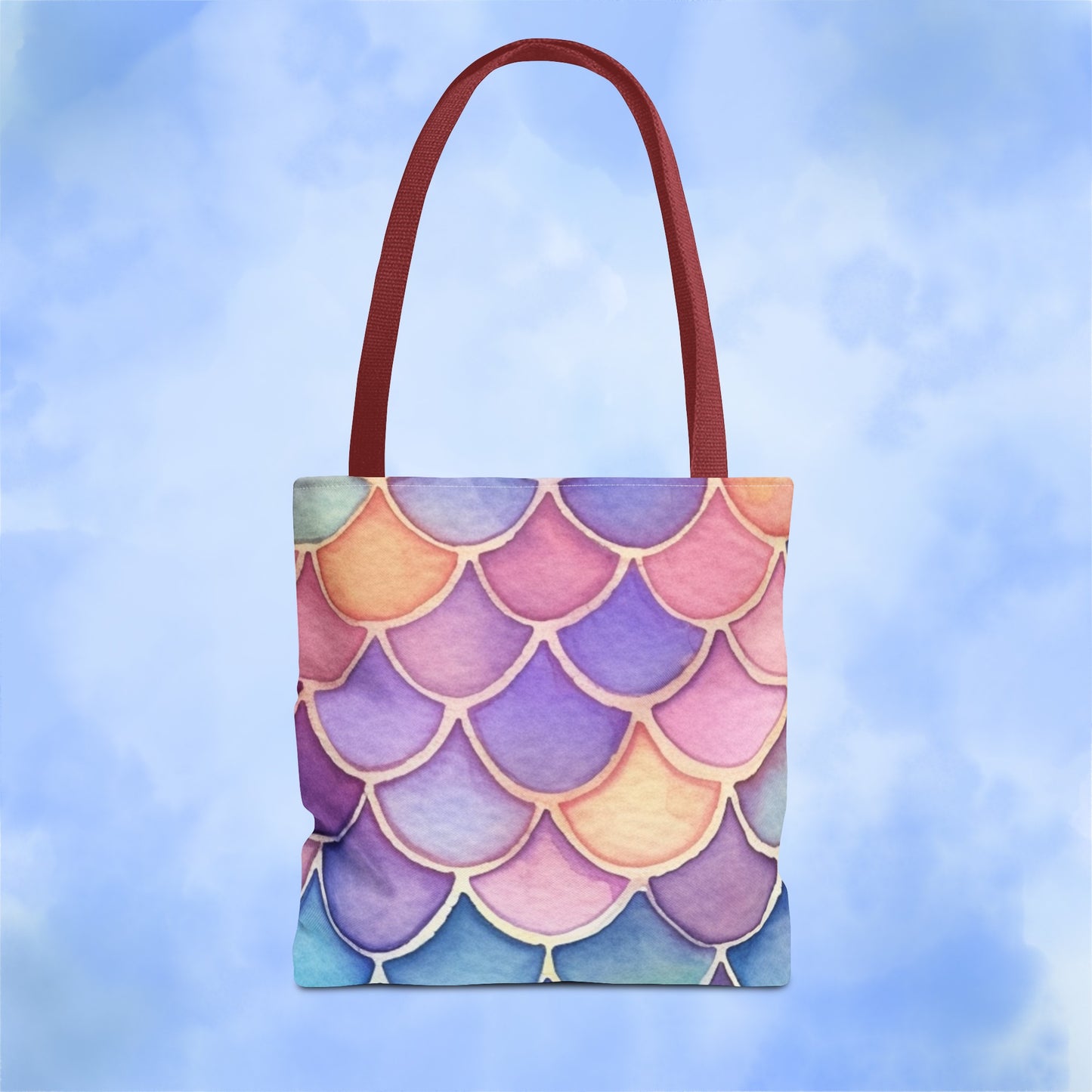 Watercolor Mermaid Tote Bag