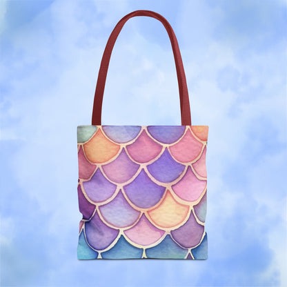 Watercolor Mermaid Tote Bag