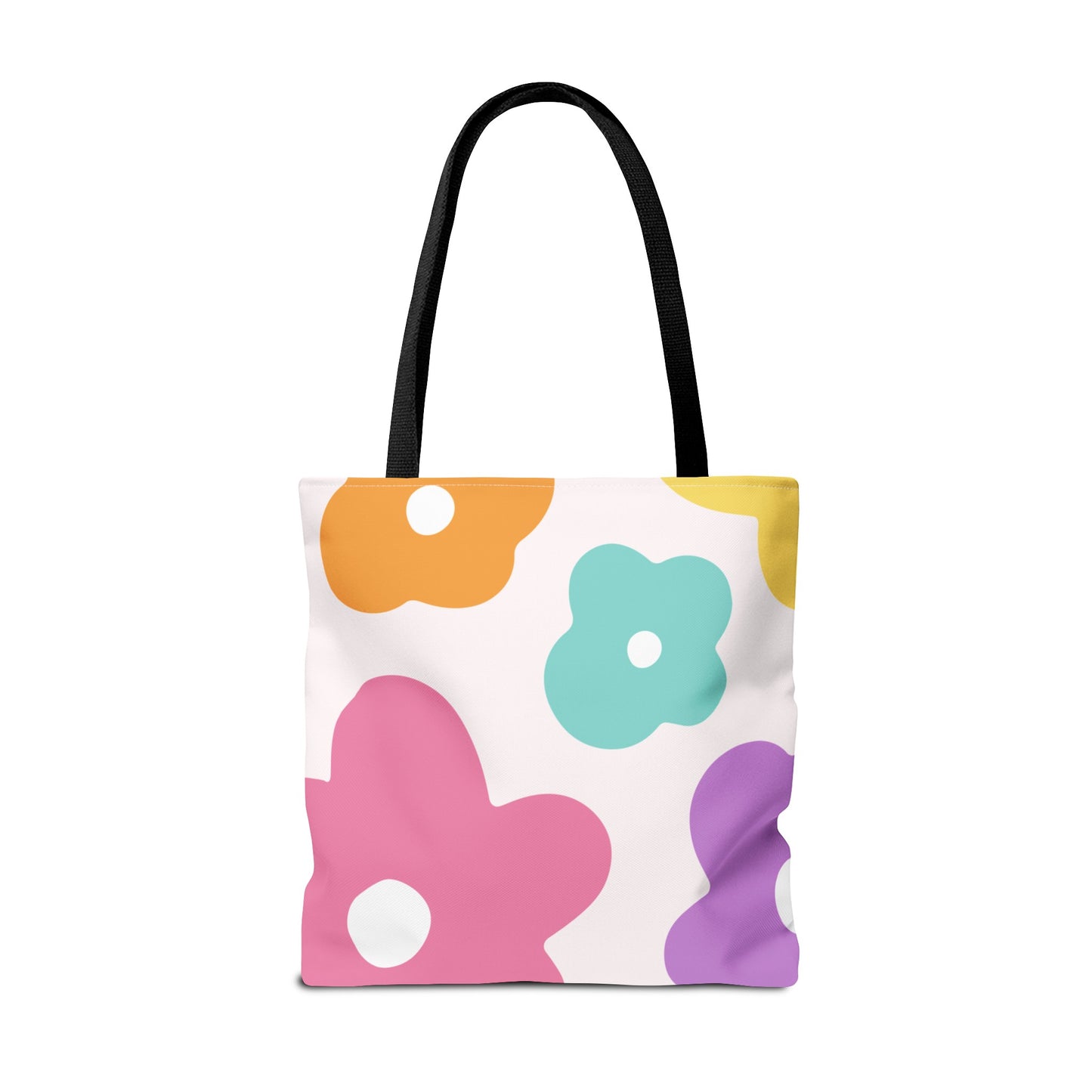 Retro Floral Tote Bag