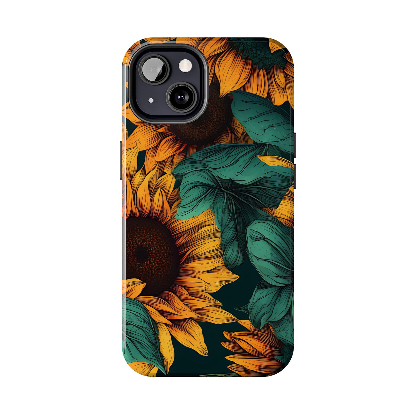 Dark Sunflower Phone Case