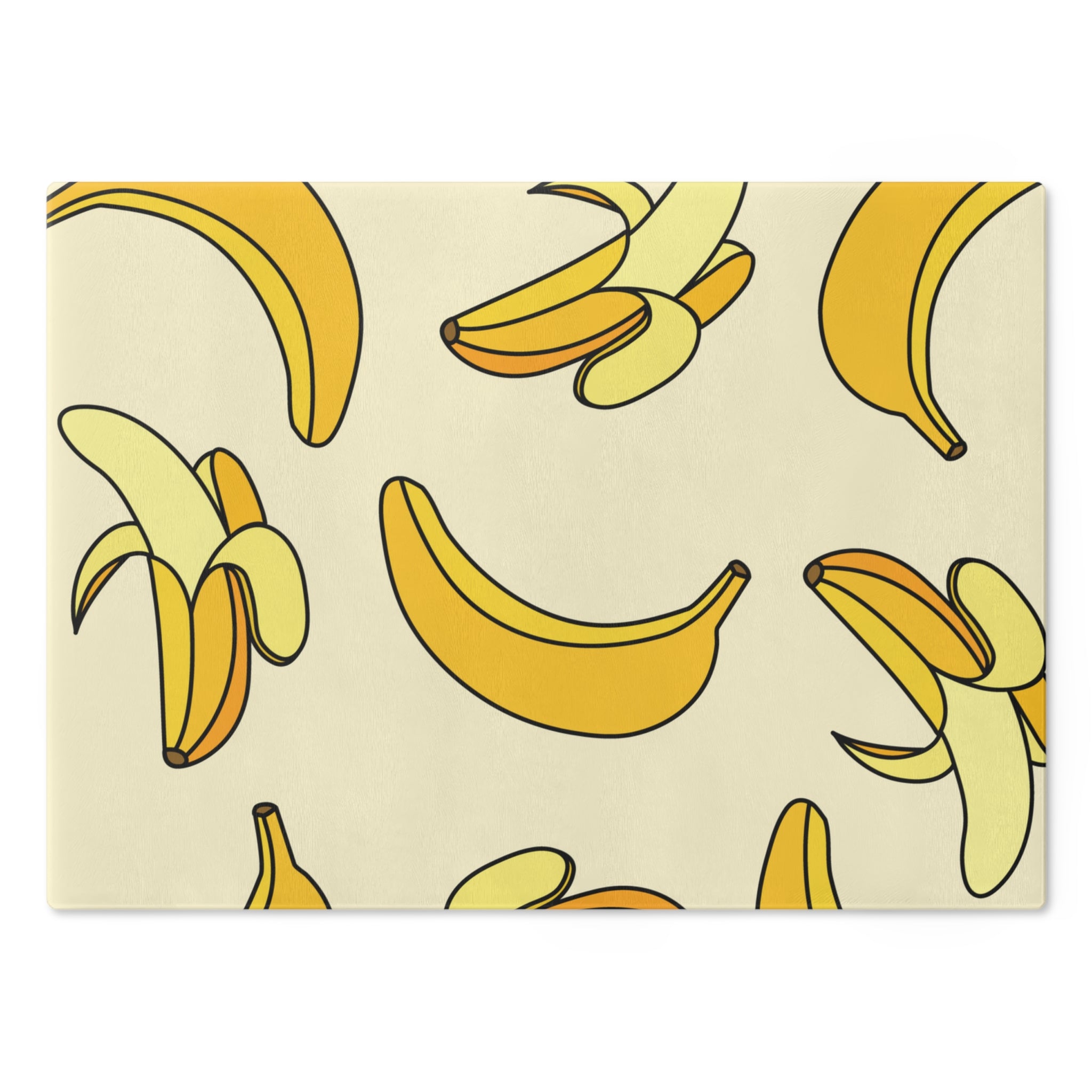 Banana Glass Cutting Board