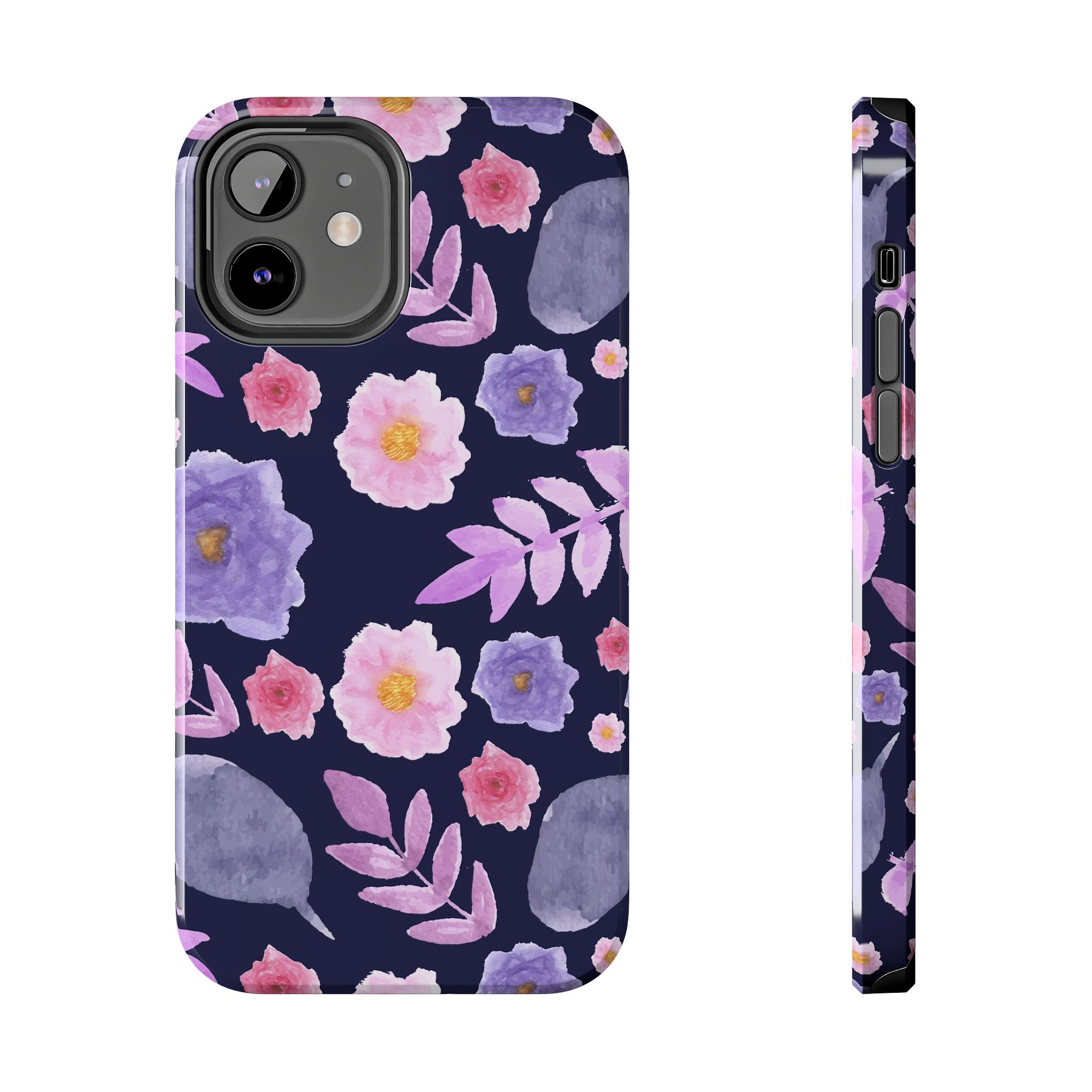 Purple Florals Phone Case (Apple & Android)