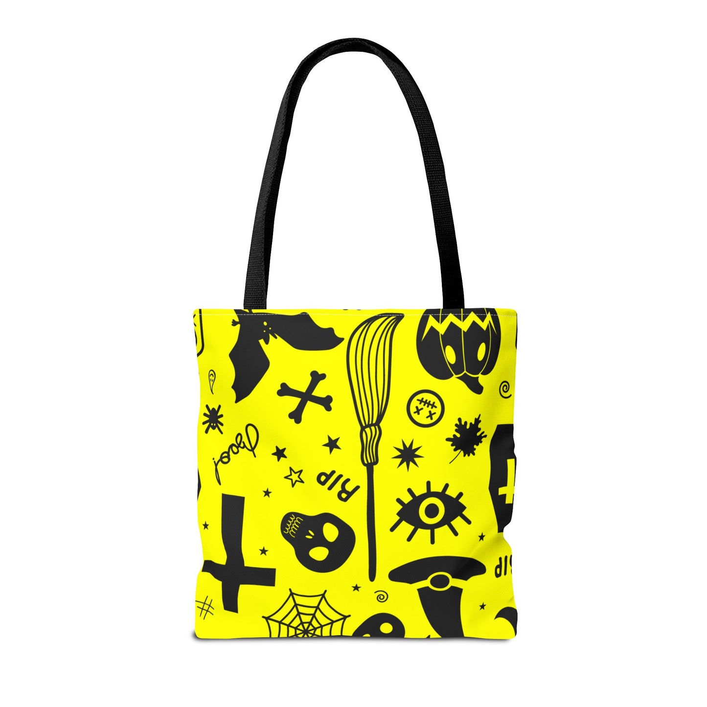 Spooky Neon Halloween Tote Bag