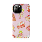 Tasty Pastry Treats Phone Case (Apple & Android) - Pink Sweetheart