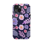 Purple Florals Phone Case (Apple & Android)