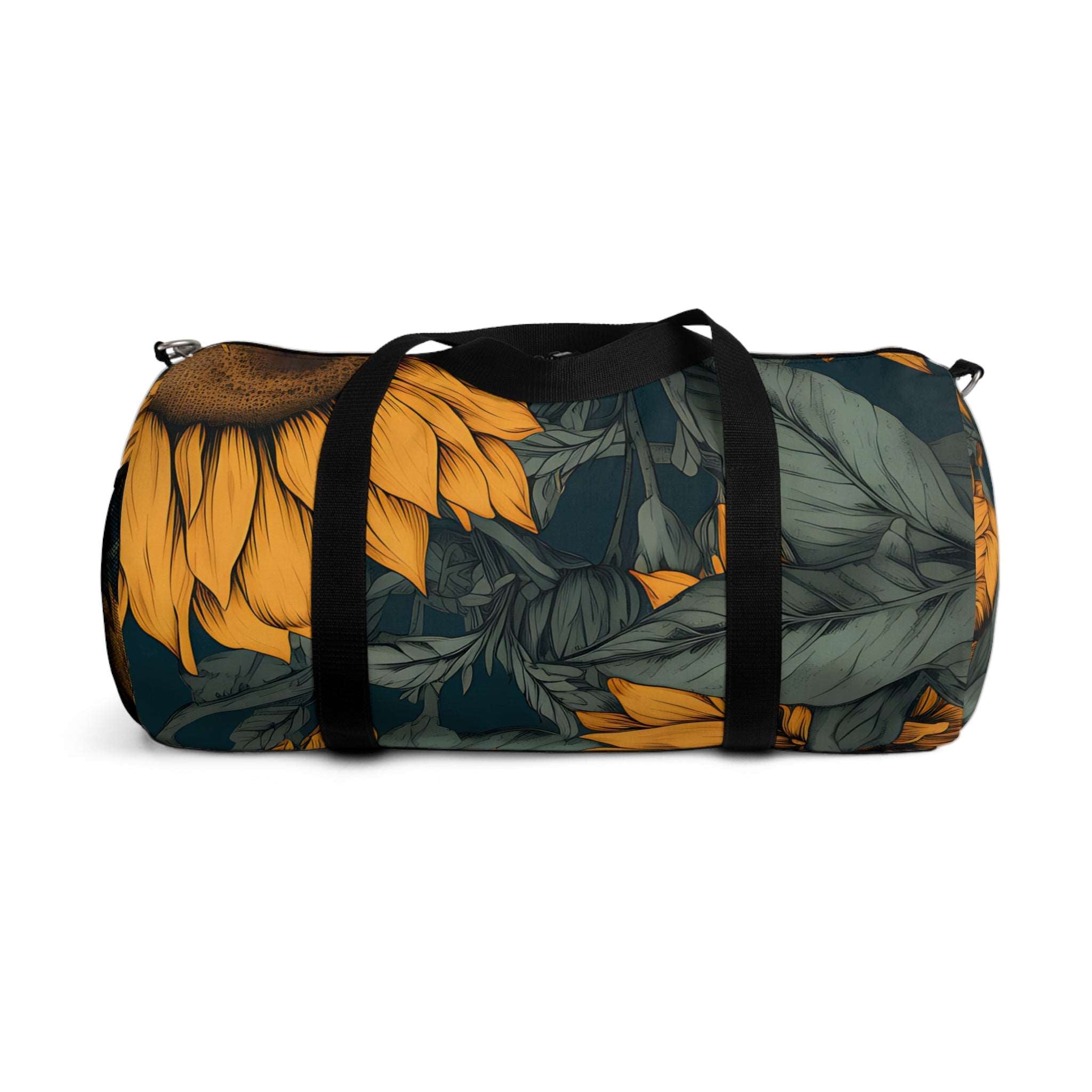 Midnight Sunflowers Duffel Bag