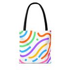 Colorful Doodle Swirl Tote Bag