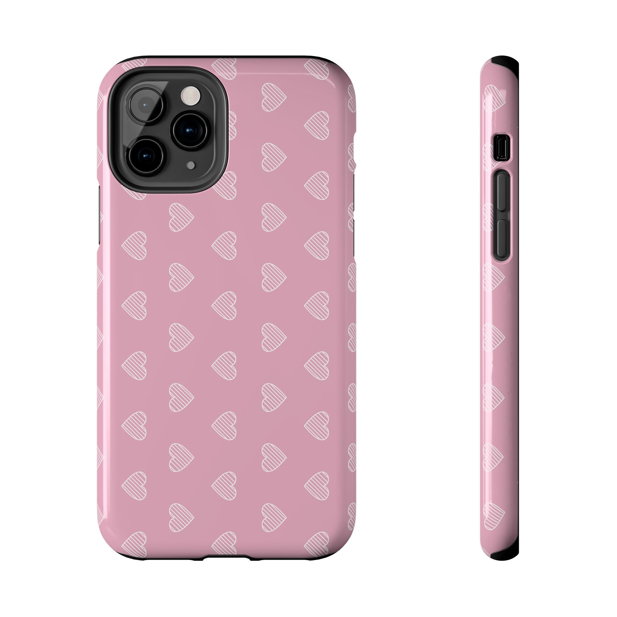 Infinite Pink Hearts Phone Case (Apple & Android)