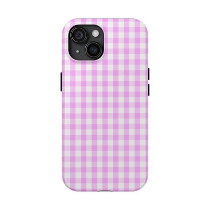 Pink Gingham Phone Case