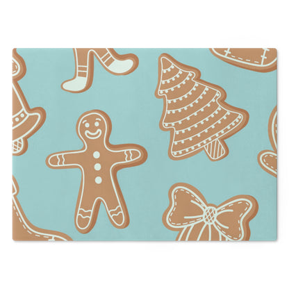 Gingerbread Glass Cutting Board