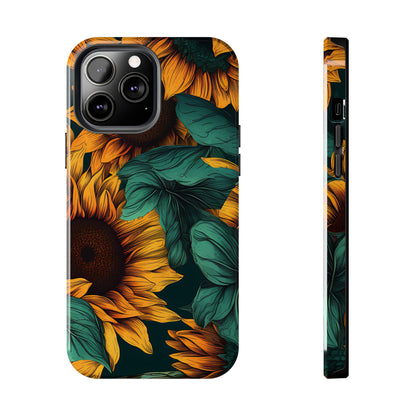 Dark Sunflower Phone Case