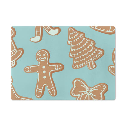 Gingerbread Glass Cutting Board