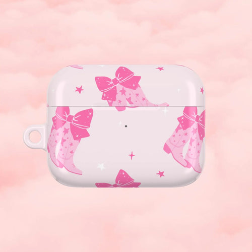 Chic Western Cowgirl Airpod Case - Pink Sweetheart