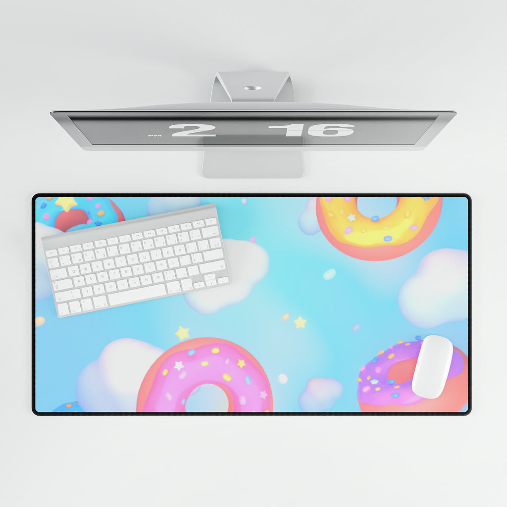 Kawaii Donuts Desk Mat