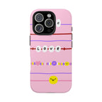 Bestie Bracelets Phone Case (Apple & Android) - Pink Sweetheart