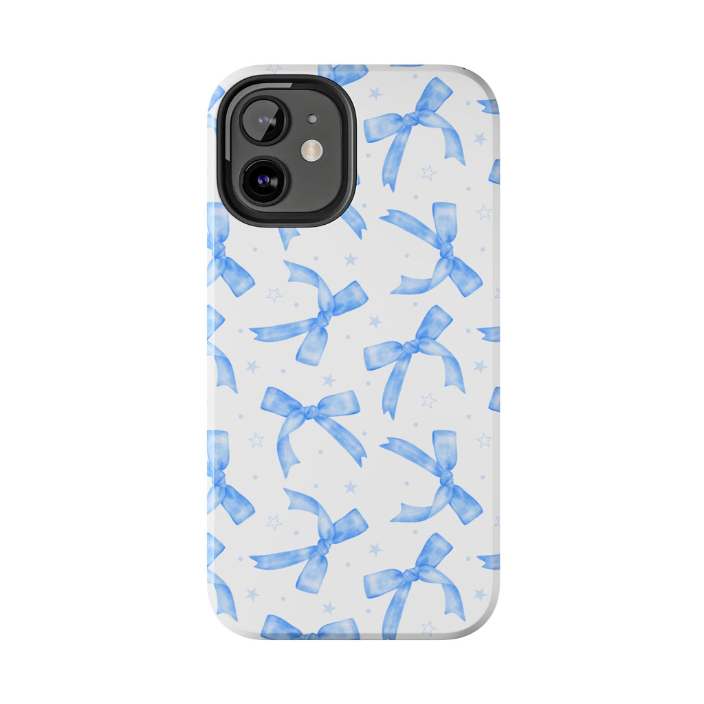 Lacey Baby Blue Ribbons Phone Case (Apple & Android)
