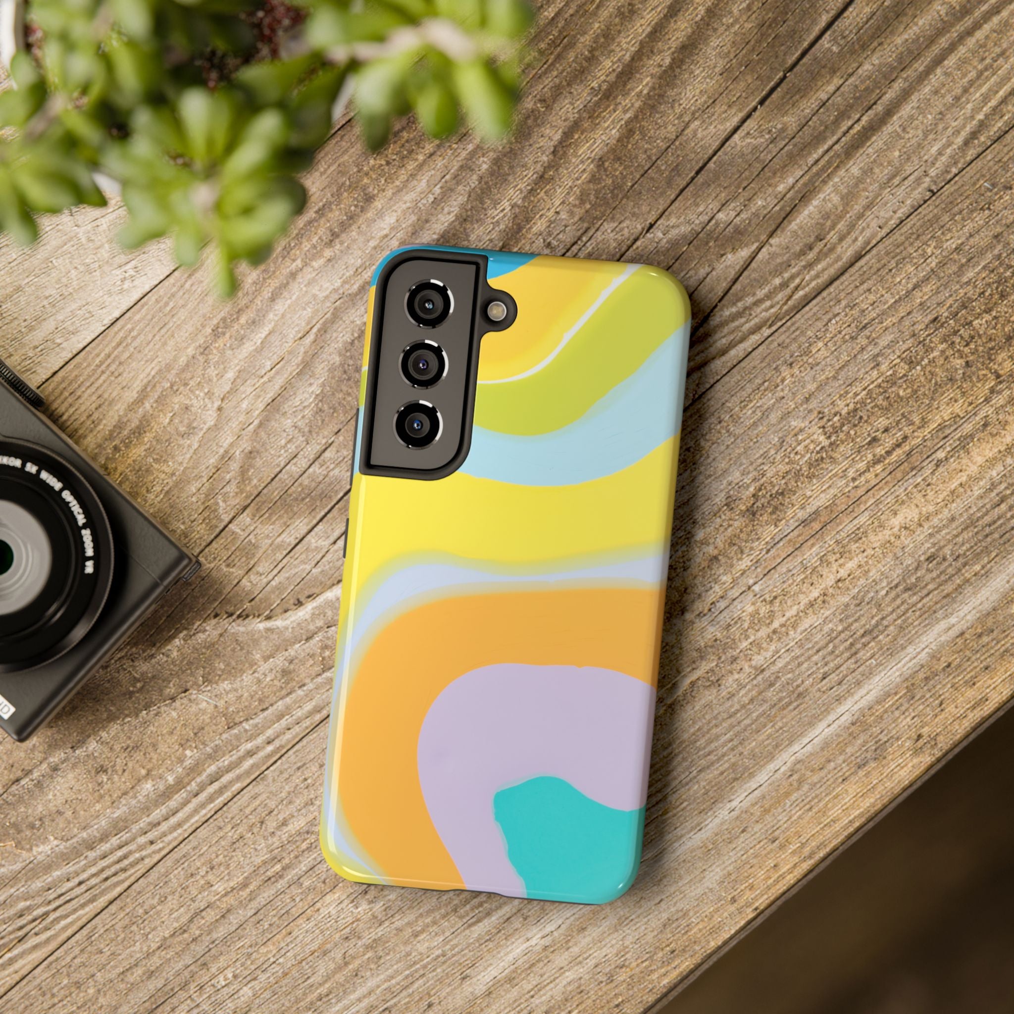 Colorful Pastel Marble Pattern Phone Case (Apple & Android)