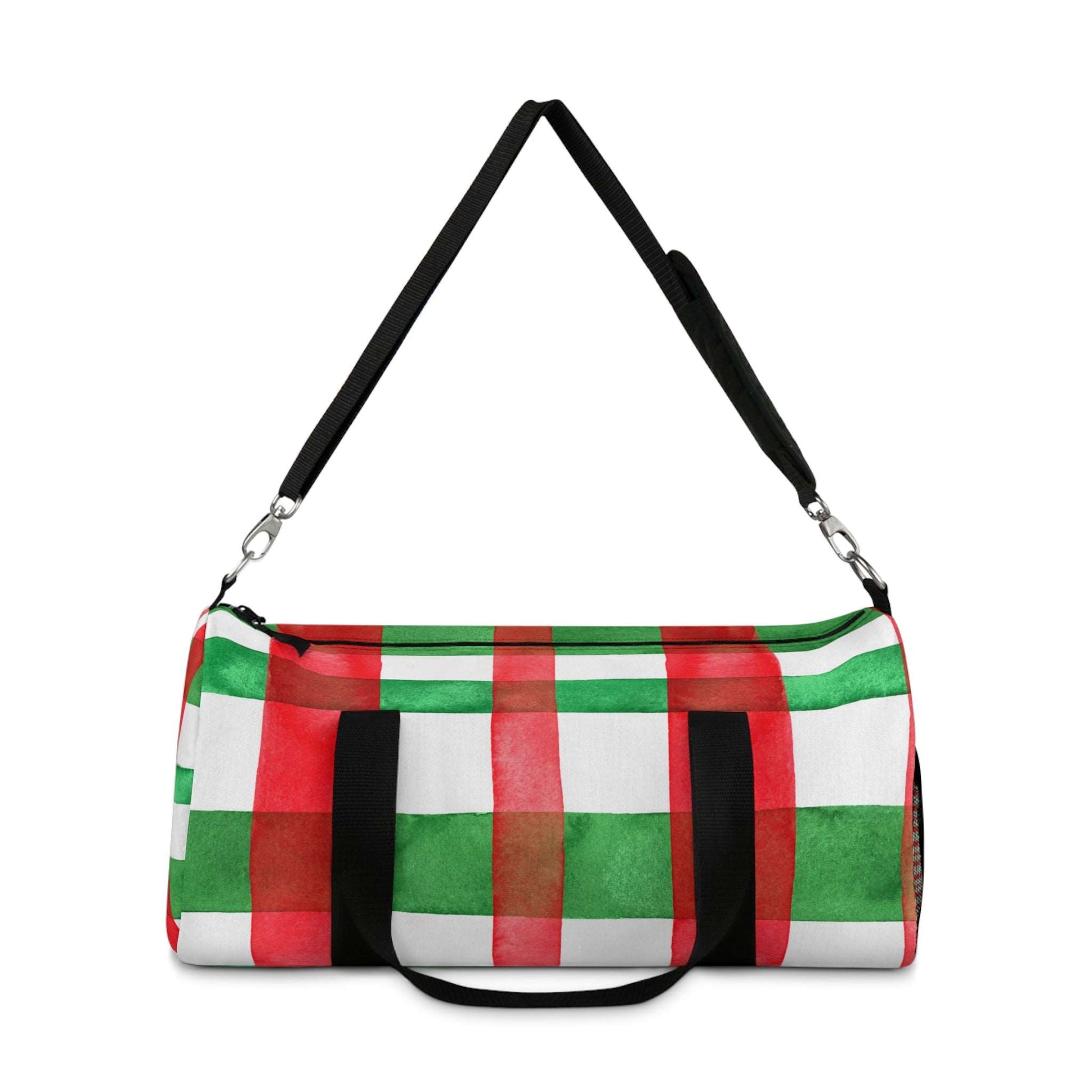 Christmas Wrapping Paper Duffel Bag