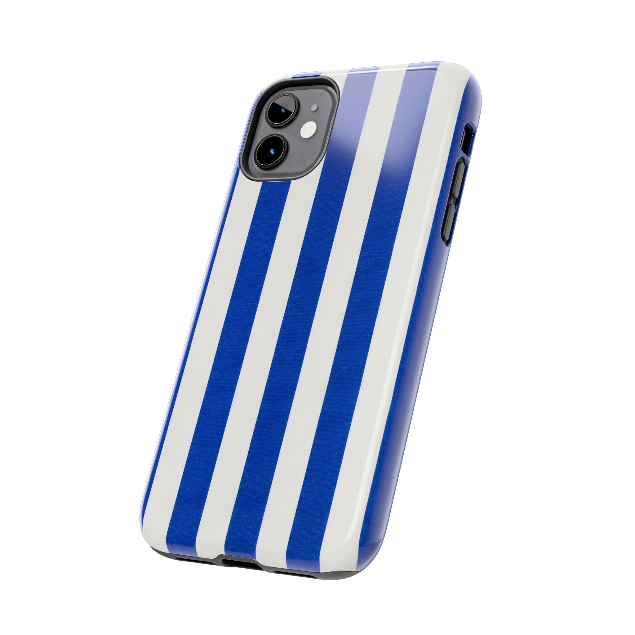 Blue & White Stripes Phone Case (Apple & Android)