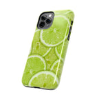 Green Citrus Lime Phone Case (Apple & Android) - Pink Sweetheart
