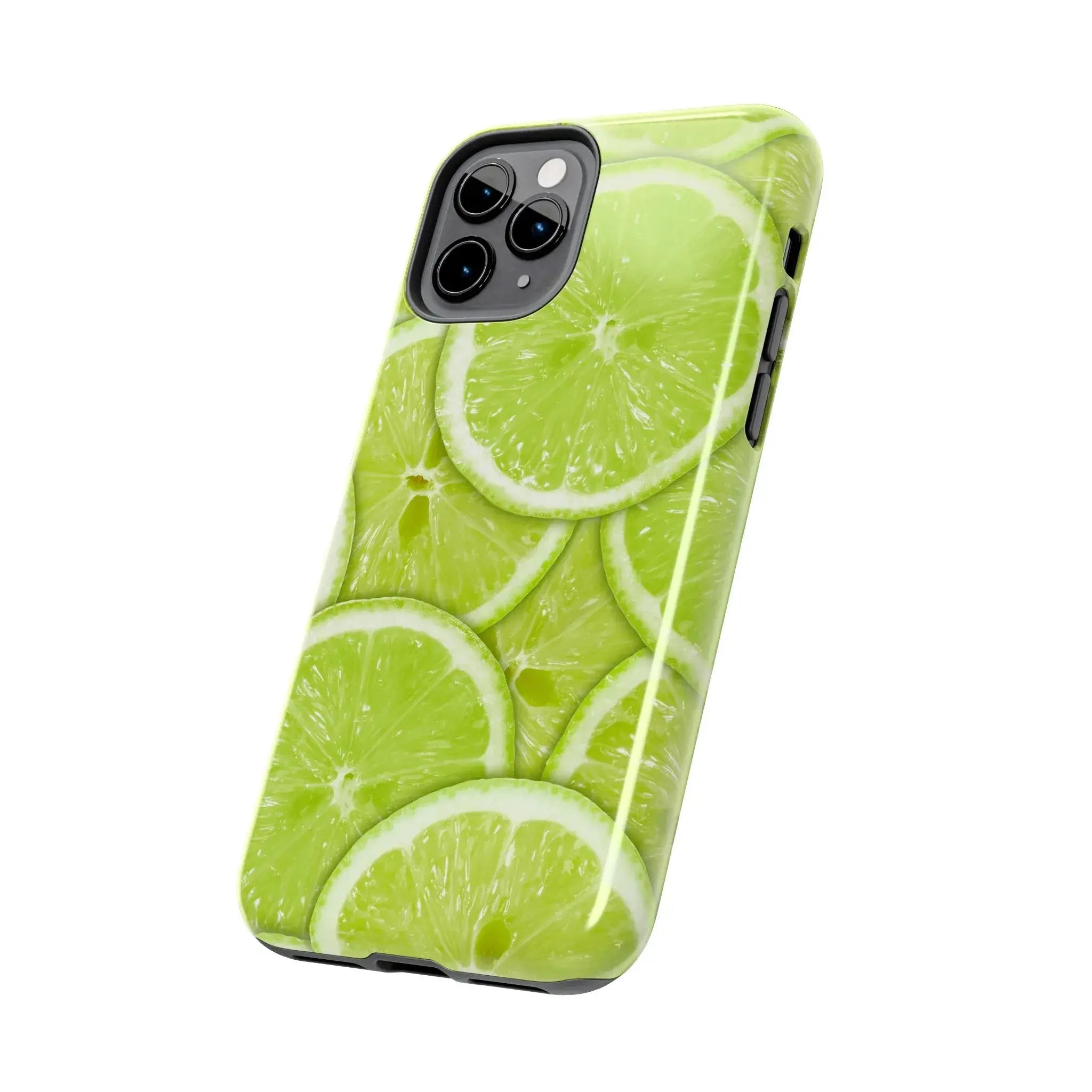 Green Citrus Lime Phone Case (Apple & Android) - Pink Sweetheart