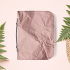 Wrinkled Blush Pink Paper Book Cover