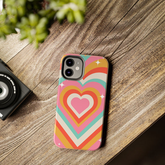 Psychedelic Hearts Phone Case