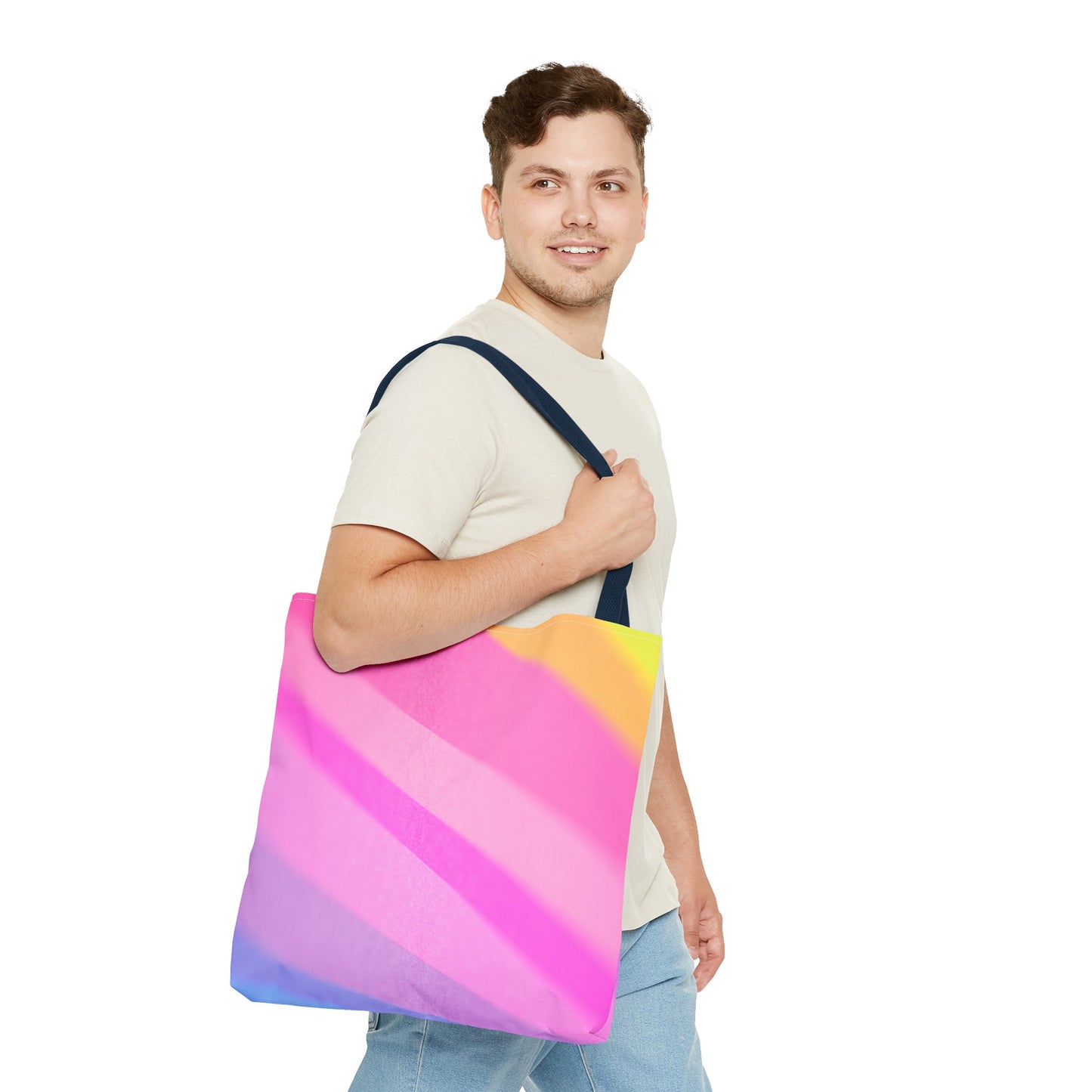 Blurred Rainbow Sectrum Tote Bag