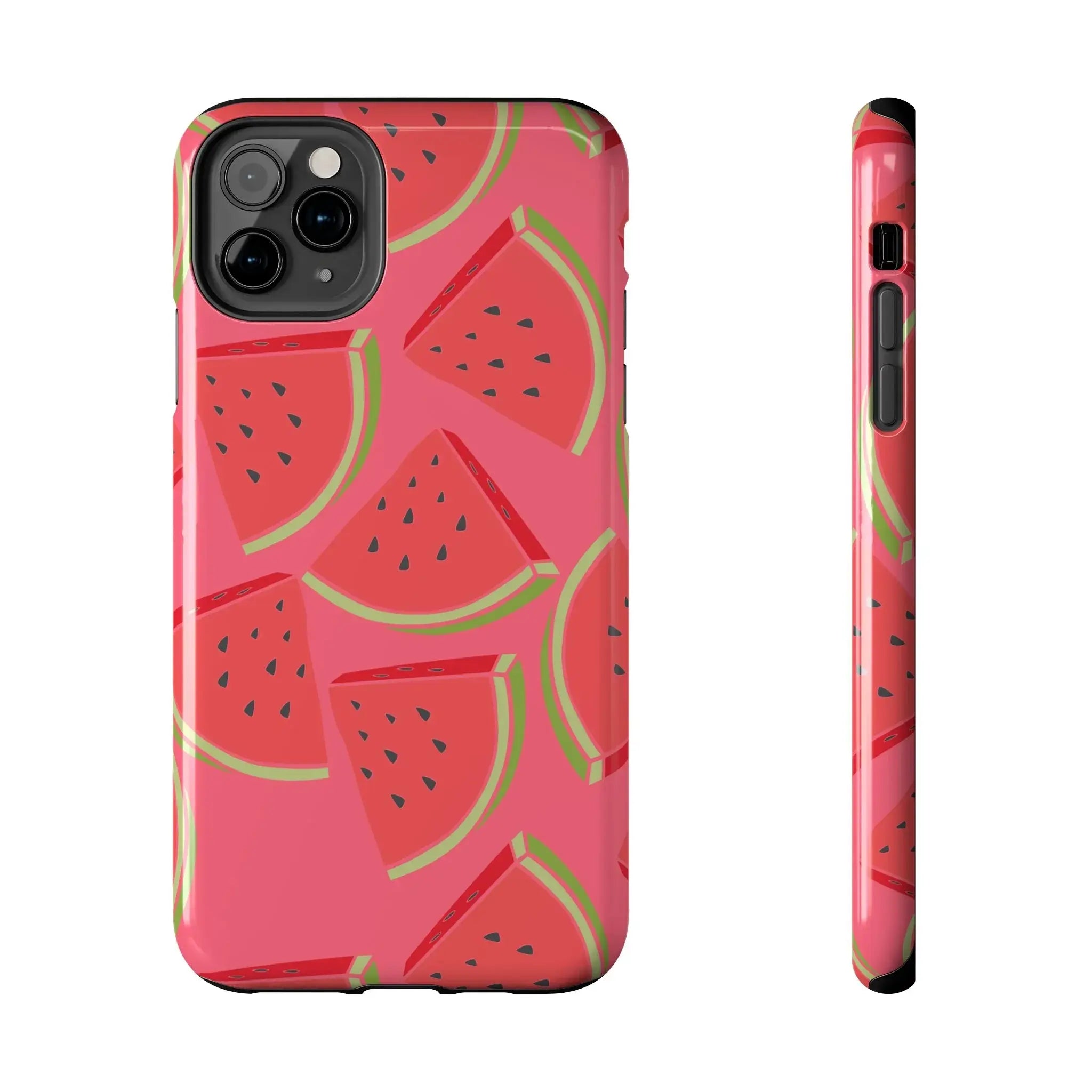 Watermelon Slices Phone Case (Apple & Android) - Pink Sweetheart