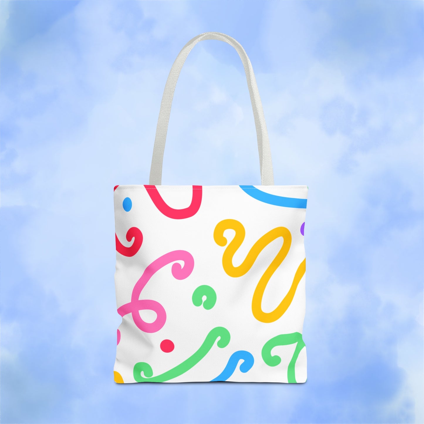 Colorful Doodles Tote Bag