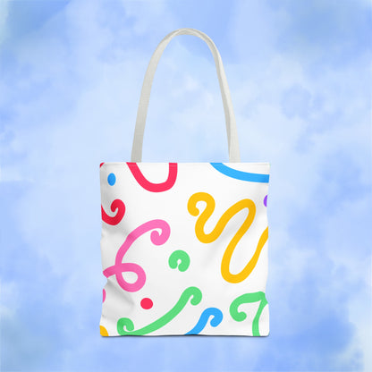 Colorful Doodles Tote Bag