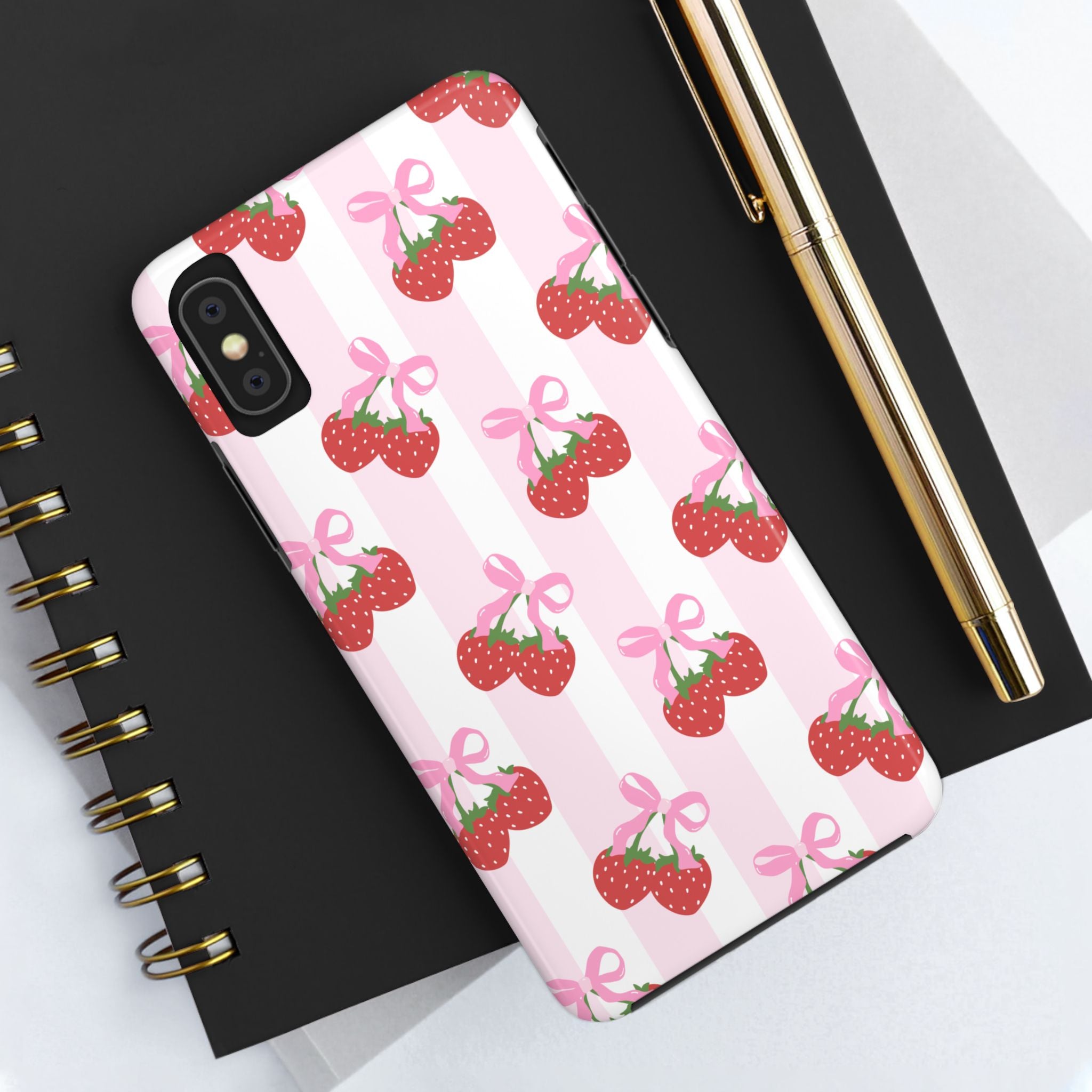 Strawberry Cherries Phone Case (Apple & Android)