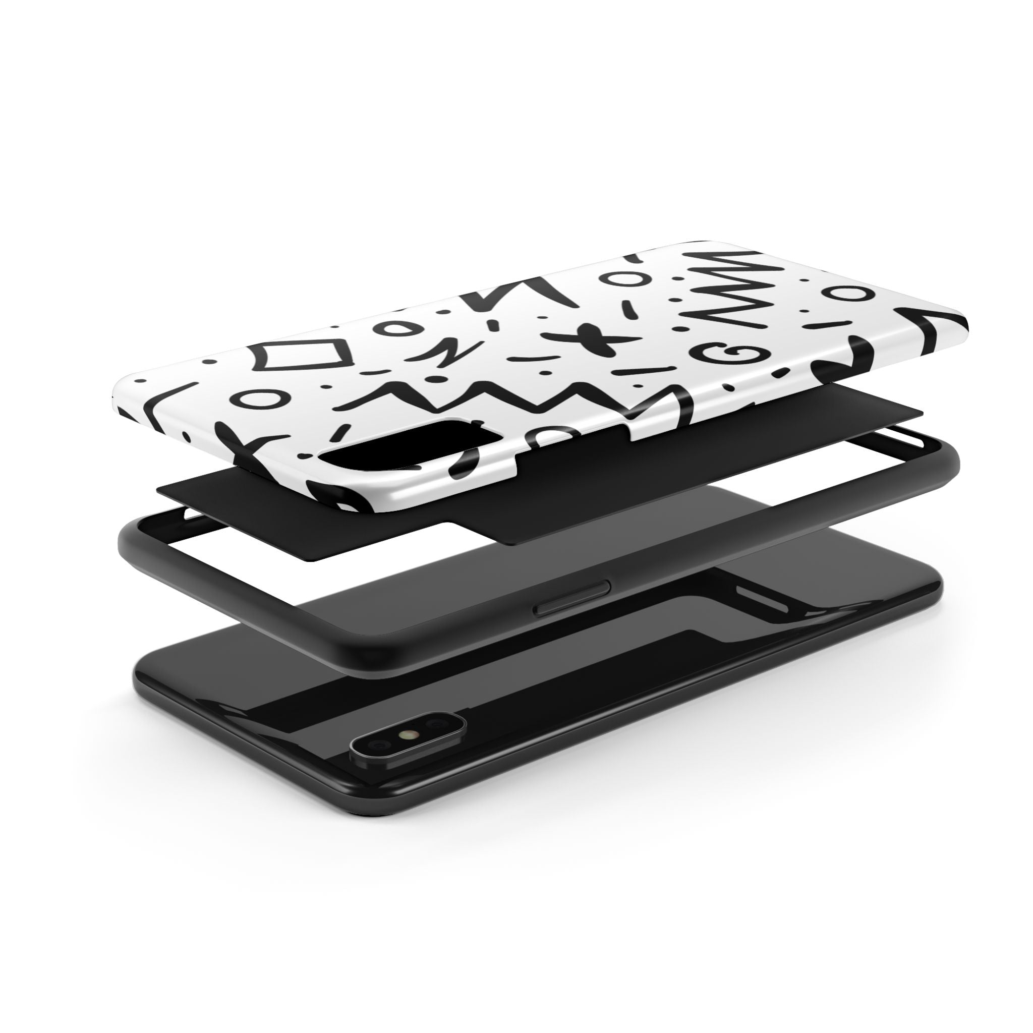 Abstract Memphis Pattern Phone Case (Apple & Android)
