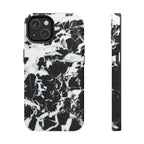 Black & White Shattered Phone Case (Apple & Android) - Pink Sweetheart