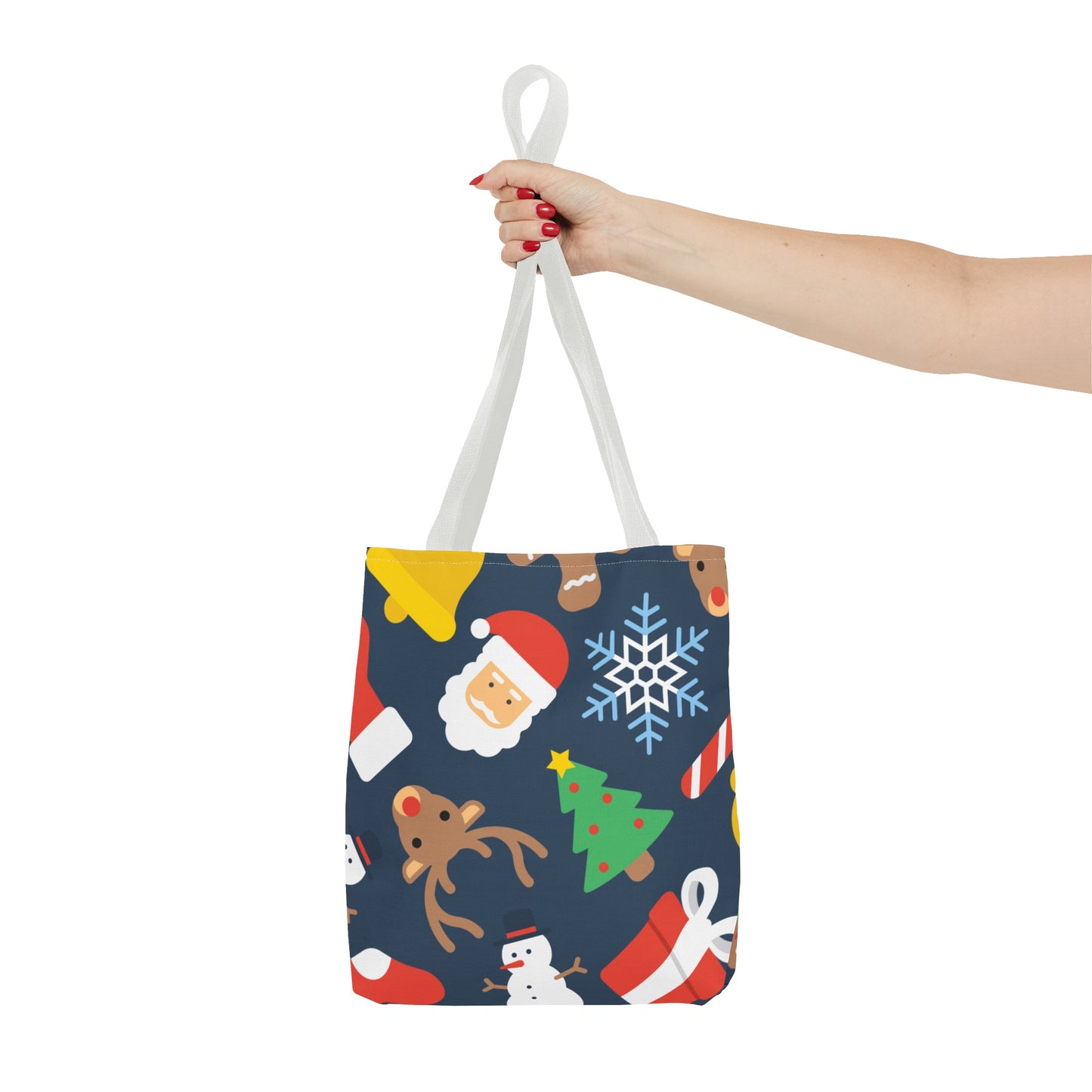 Jolly Christmas Pattern Tote Bag