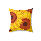 Sunflower Dream Square Pillow