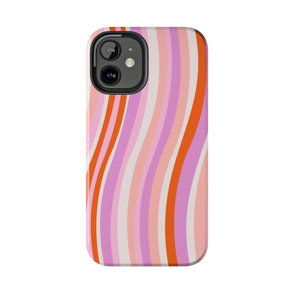 Wave Nostalgia Phone Case (Apple & Android) - Pink Sweetheart