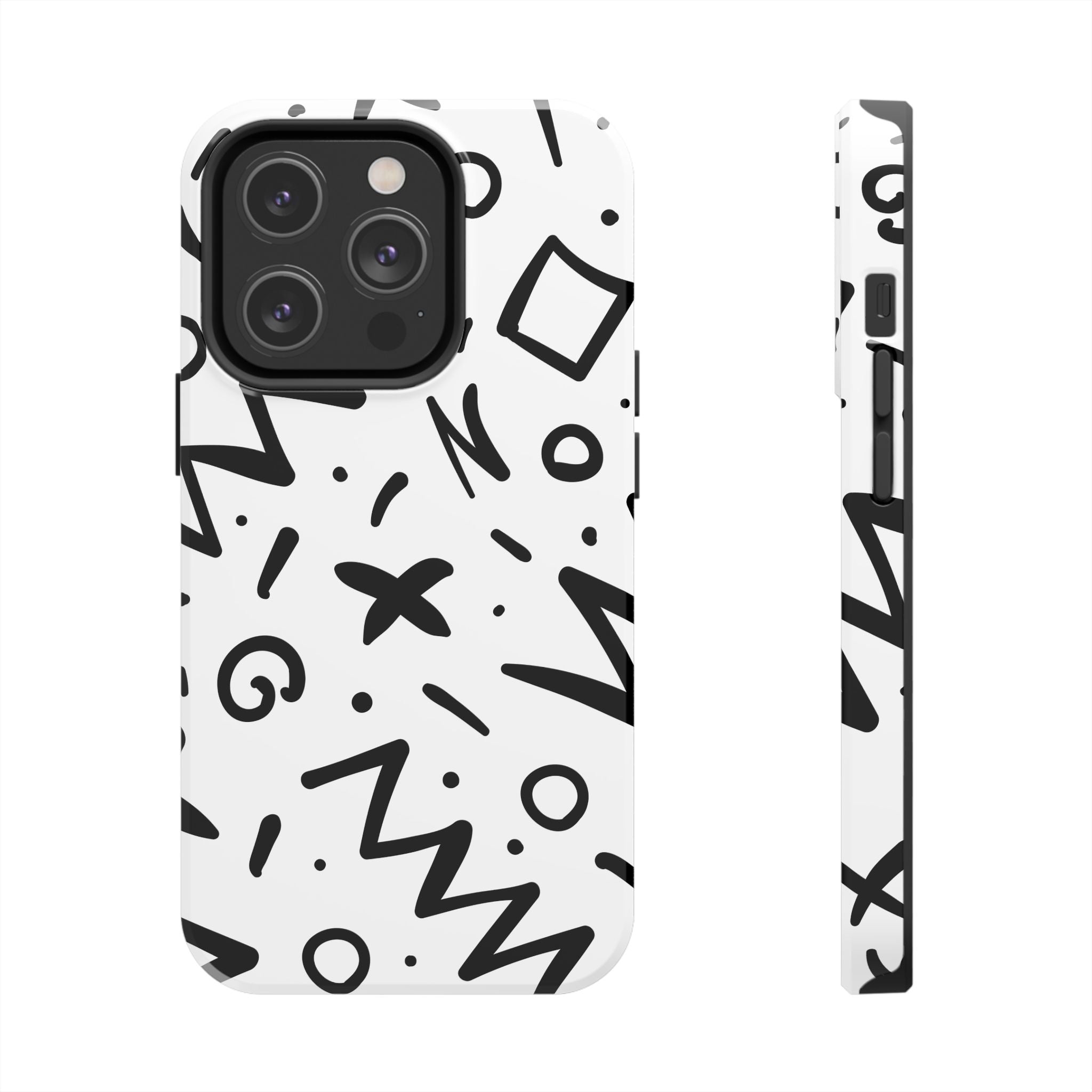 Abstract Memphis Pattern Phone Case (Apple & Android)