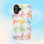 Busy Butterflies Phone Case (Apple & Android) - Pink Sweetheart