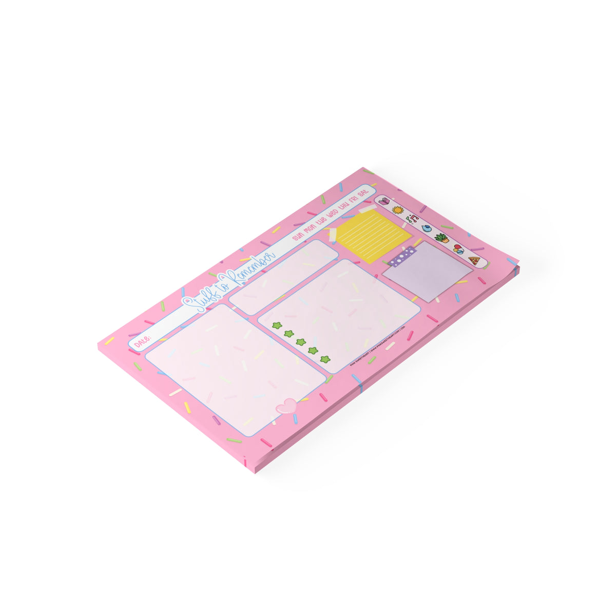 Spilled Sprinkles Sticky Note Pad