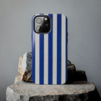 Blue & White Stripes Phone Case (Apple & Android)