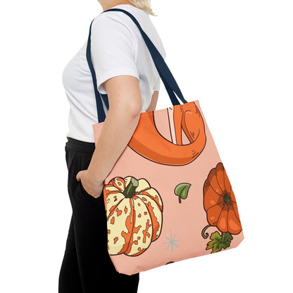 Foxy Pumpkin Patch Tote Bag