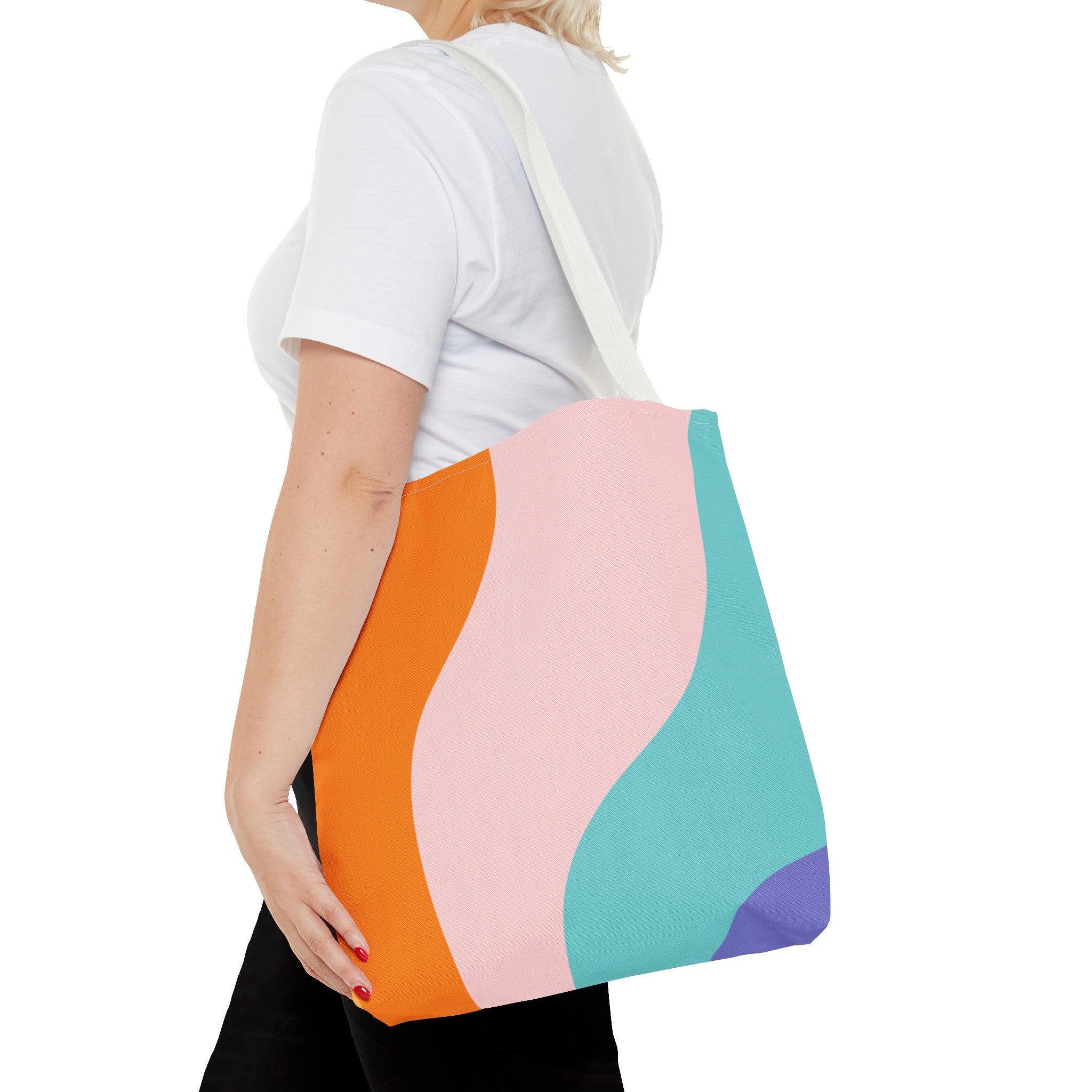 Groovy Psychedelic Splash Tote Bag